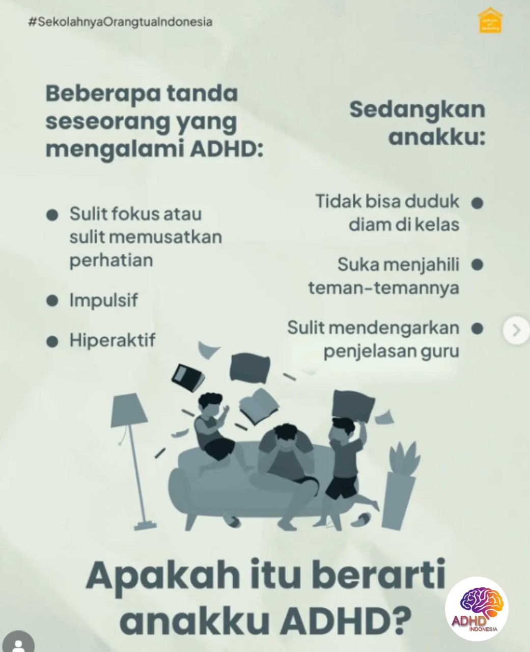 Ciri dan Gejala ADHD pada Anak Usia Dini di Kabupaten Sumba Tengah