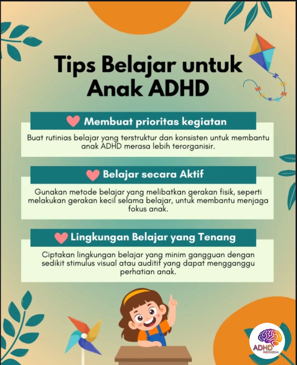 Strategi Belajar yang Cocok untuk Anak ADHD di Kabupaten Sumba Tengah